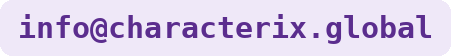 characterIX system e-mail address